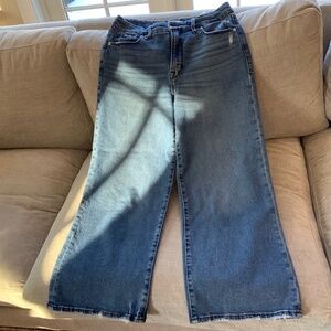 Good American wide leg jeans